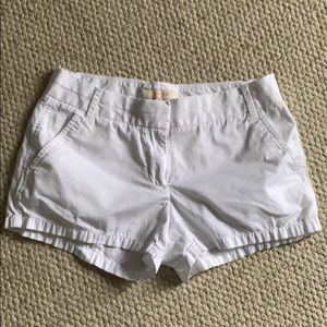 White Chino Jcrew shorts